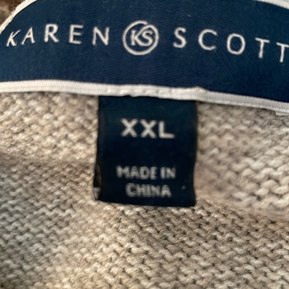 Karen Scott Christmas Sweater - Picture 3 of 3